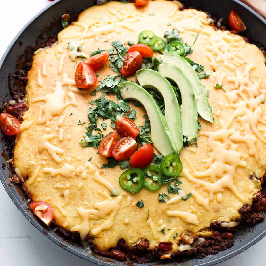 Chili Cornbread Casserole