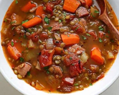 Ham and Lentil Soup
