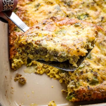 Sausage Egg and Cheese Casserole