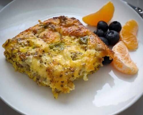 Sausage Egg and Cheese Casserole