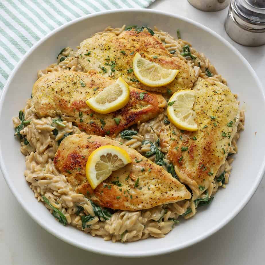 Lemon Chicken Orzo
