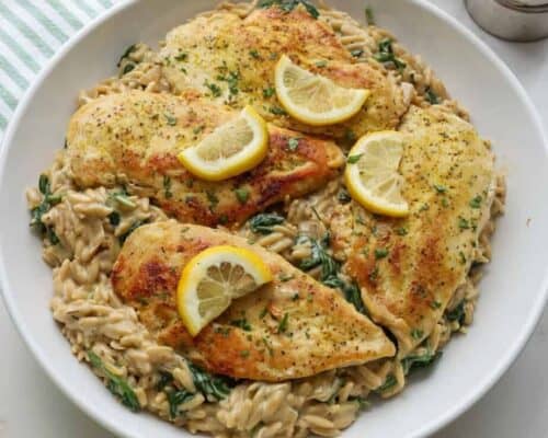 Lemon Chicken Orzo
