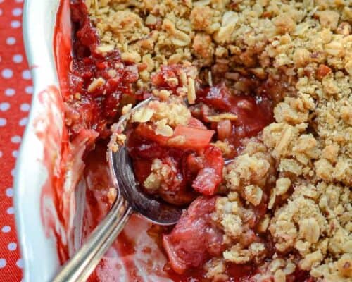 Strawberry Rhubarb Crisp