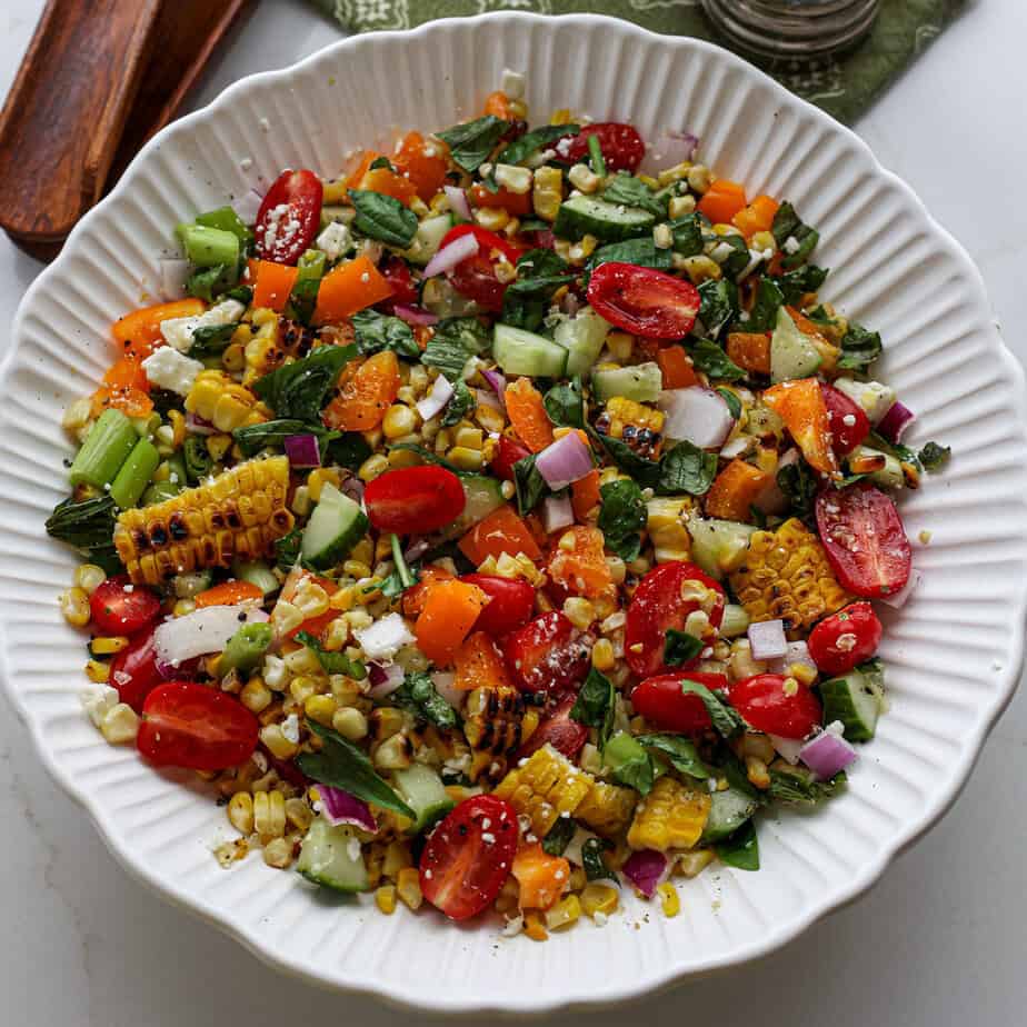 Grilled Corn Salad