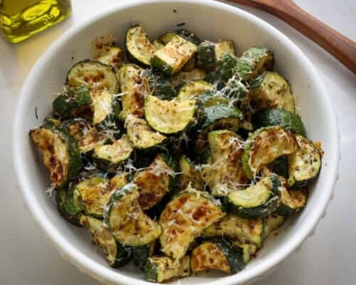 Oven Roasted Zucchini