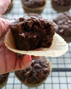 Chocolate Zucchini Muffins