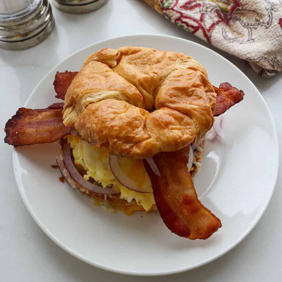 Croissant Breakfast Sandwich