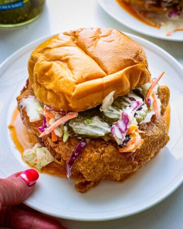 Hot Honey Chicken Sandwiches