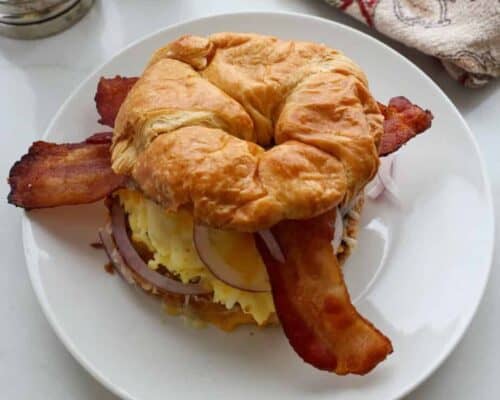 Croissant Breakfast Sandwich